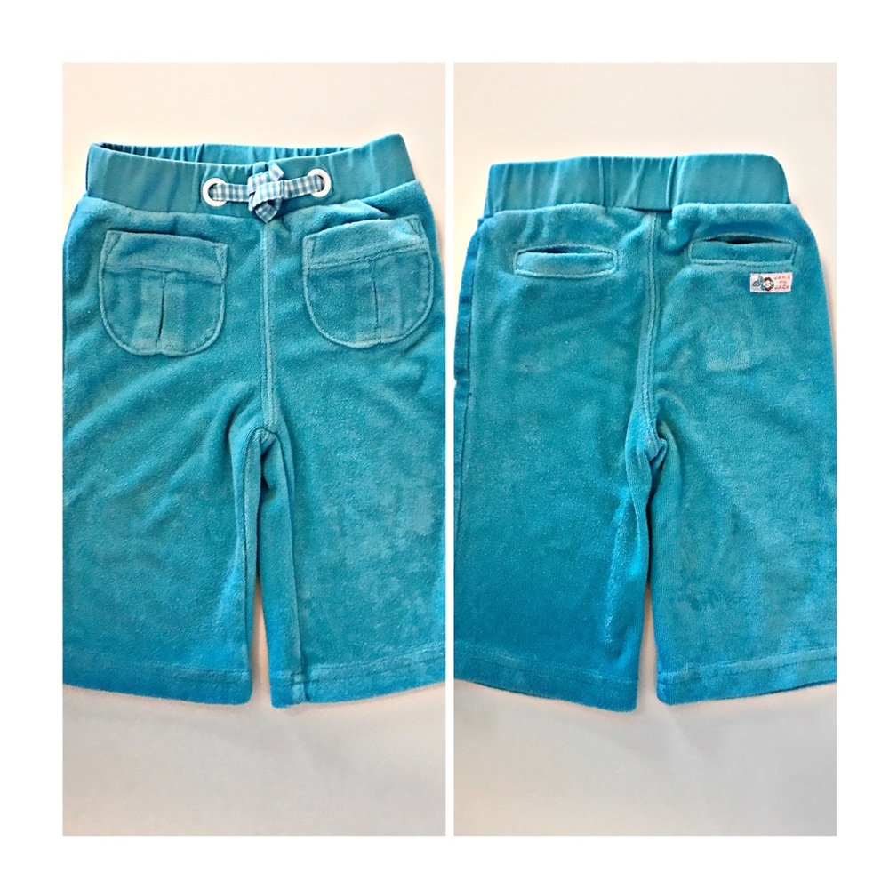Velour baby pants